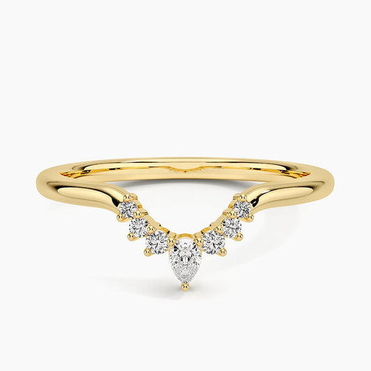 Lunette Diamond Ring (1/10 ct. tw.)