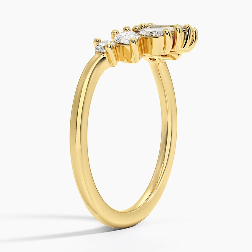 Mel Mixed Shape Contour Diamond Ring
