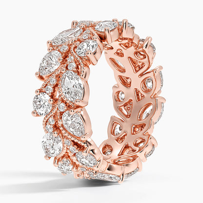 Camellia Eternity Diamond Ring