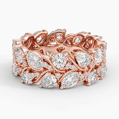 Camellia Eternity Diamond Ring