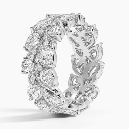 Camellia Eternity Diamond Ring
