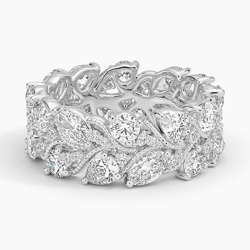 Camellia Eternity Diamond Ring
