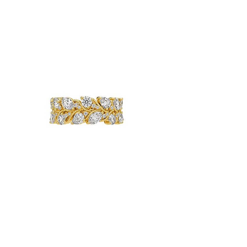 Camellia Eternity Diamond Ring