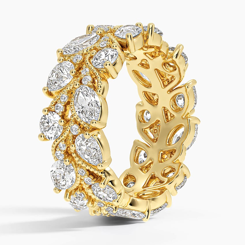 Camellia Eternity Diamond Ring
