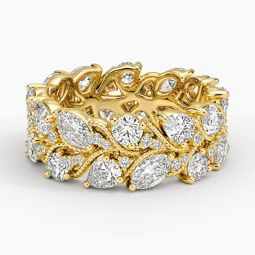 Camellia Eternity Diamond Ring