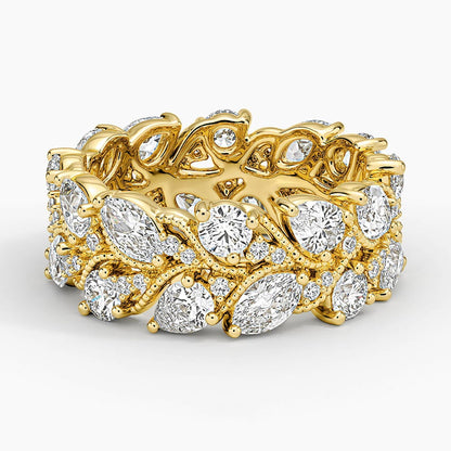 Camellia Eternity Diamond Ring