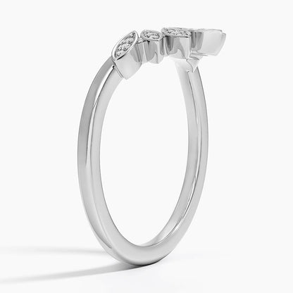 Petal Contour Diamond Ring