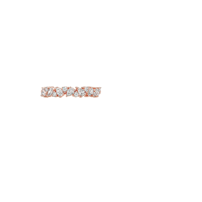 Olivetta Half Coverage Diamond Ring