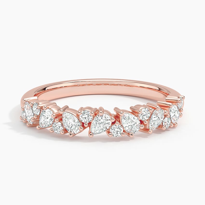 Olivetta Three-Quarter Coverage Lab Diamond Ring