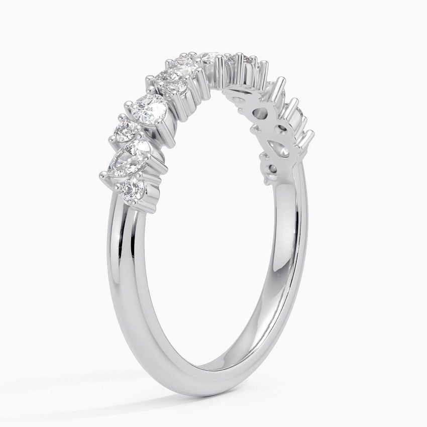Olivetta Half Coverage Diamond Ring