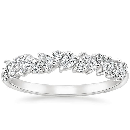 Olivetta Half Coverage Diamond Ring