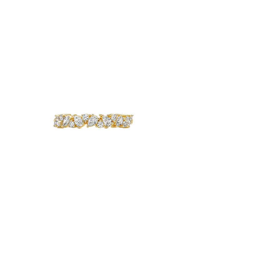 Olivetta Half Coverage Diamond Ring