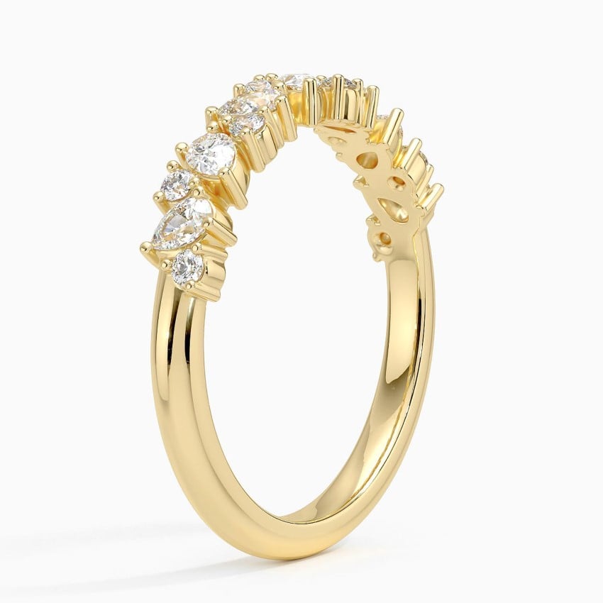 Olivetta Half Coverage Diamond Ring