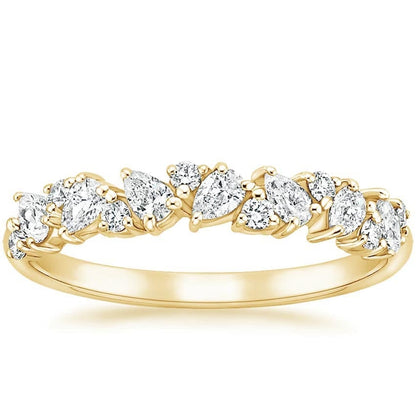Olivetta Half Coverage Diamond Ring