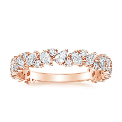 Olivetta Three-Quarter Coverage Diamond Ring