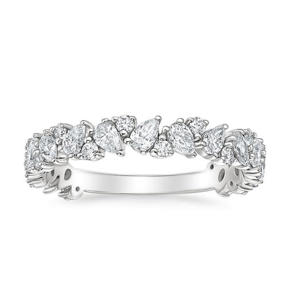 Olivetta Three-Quarter Coverage Lab Diamond Ring