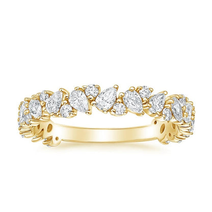Olivetta Three-Quarter Coverage Diamond Ring