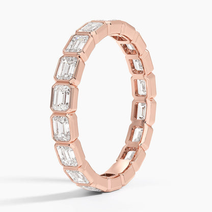 East-West Bezel Emerald Cut Eternity Diamond Ring (1 1/2 ct. tw.)