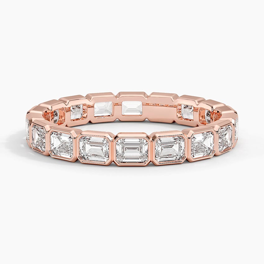 East-West Bezel Emerald Cut Eternity Diamond Ring (1 1/2 ct. tw.)