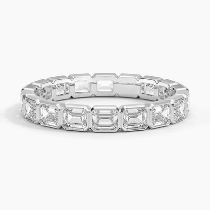 East-West Bezel Emerald Cut Eternity Diamond Ring (1 1/2 ct. tw.)