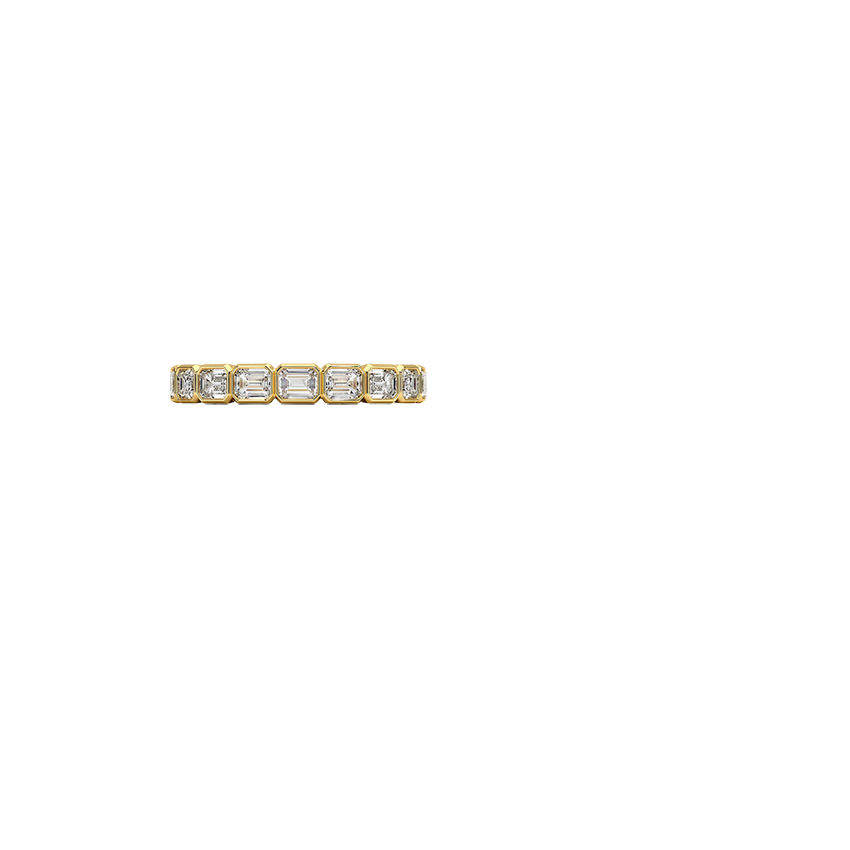 East-West Bezel Emerald Cut Eternity Diamond Ring (1 1/2 ct. tw.)