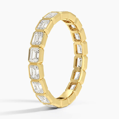 East-West Bezel Emerald Cut Eternity Diamond Ring (1 1/2 ct. tw.)