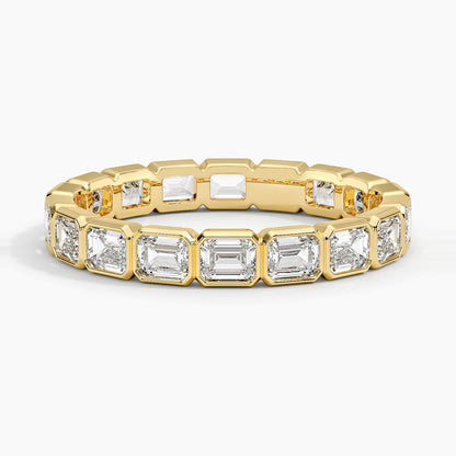East-West Bezel Emerald Cut Eternity Diamond Ring (1 1/2 ct. tw.)