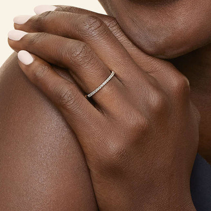Ballad Half Coverage Lab Diamond Ring (1/6 ct. tw.)