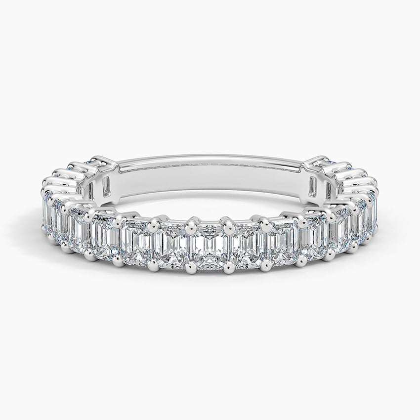 Emerald Three-Quarter Coverage Lab Diamond Ring (1 1/2 ct. tw.)