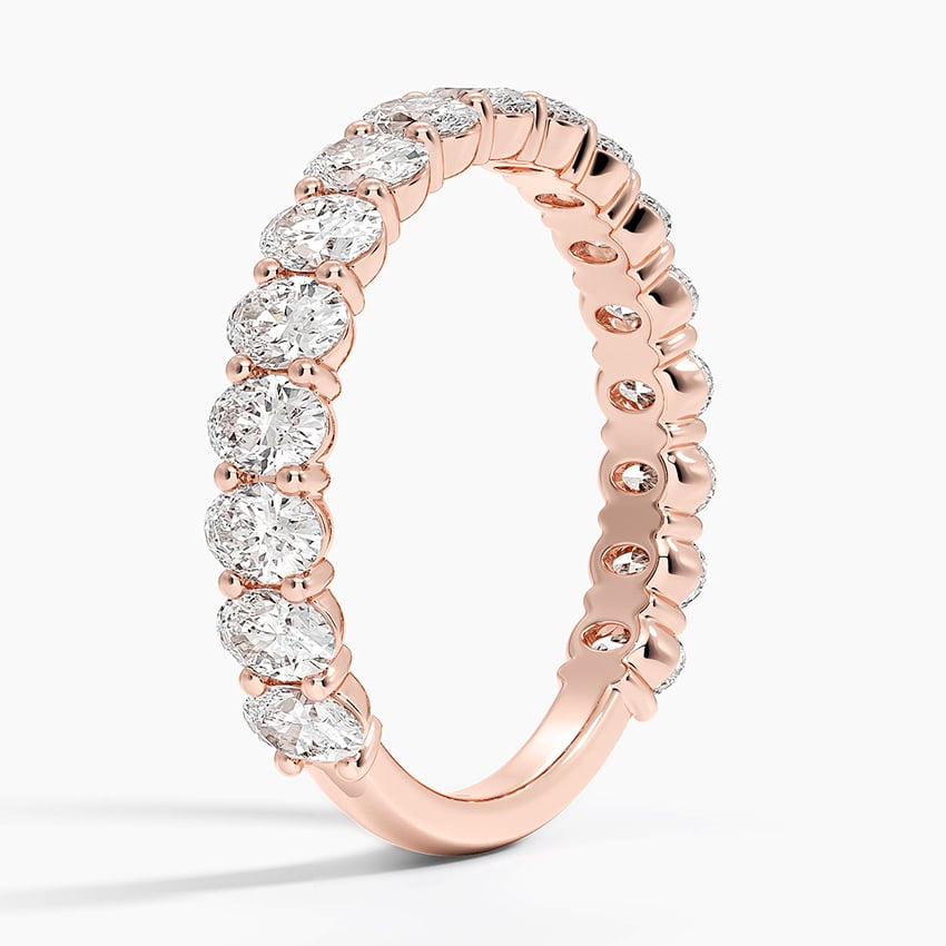 Oval Three-Quarter Coverage Lab Diamond Ring (1 1/2 ct. tw.)
