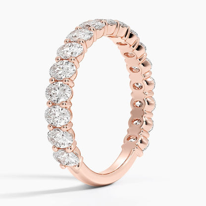 Oval Three-Quarter Coverage Lab Diamond Ring (1 1/2 ct. tw.)