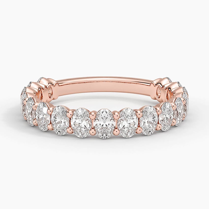 Oval Three-Quarter Coverage Lab Diamond Ring (1 1/2 ct. tw.)