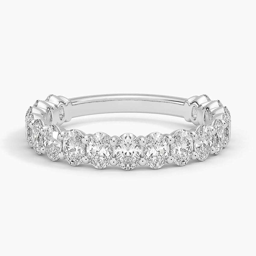 Oval Three-Quarter Coverage Lab Diamond Ring (1 1/2 ct. tw.)