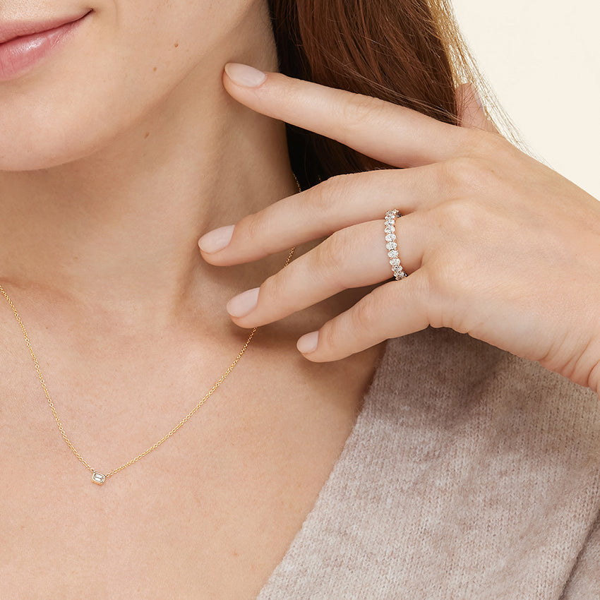 Oval Eternity Lab Diamond Ring (2 ct. tw.)