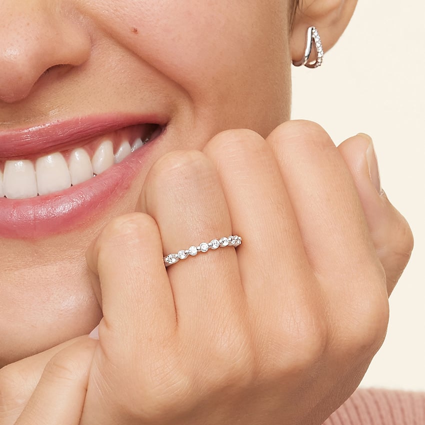 Marseille Half Coverage Lab Diamond Ring (1/3 ct. tw.)