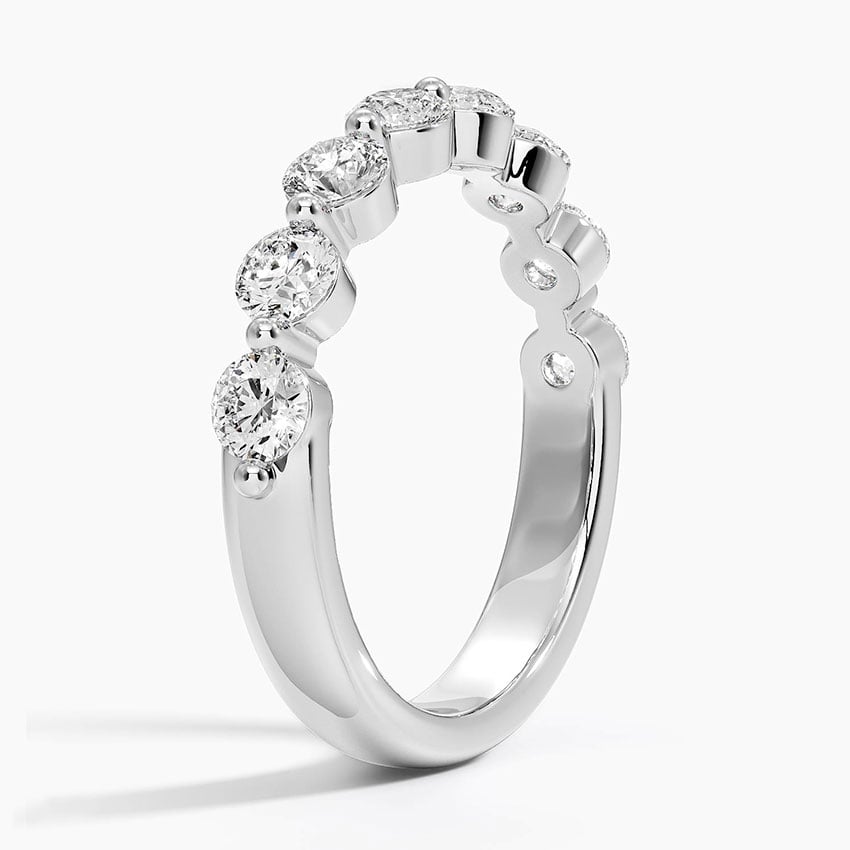 Bordeaux Shared Prong Diamond Ring (7/8 ct. tw.)