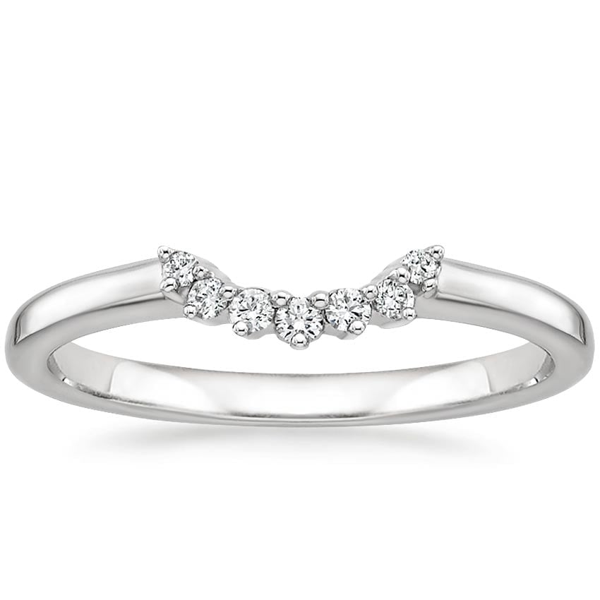 Crescent Diamond Ring
