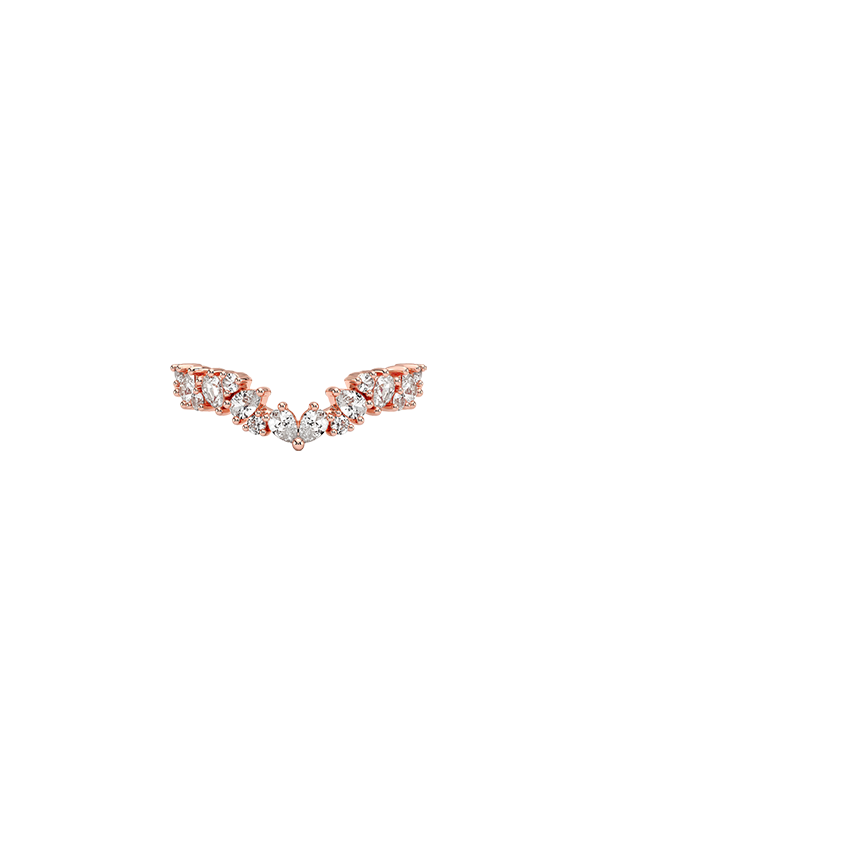 Olivetta Contoured Diamond Ring (1/2 ct. tw.)
