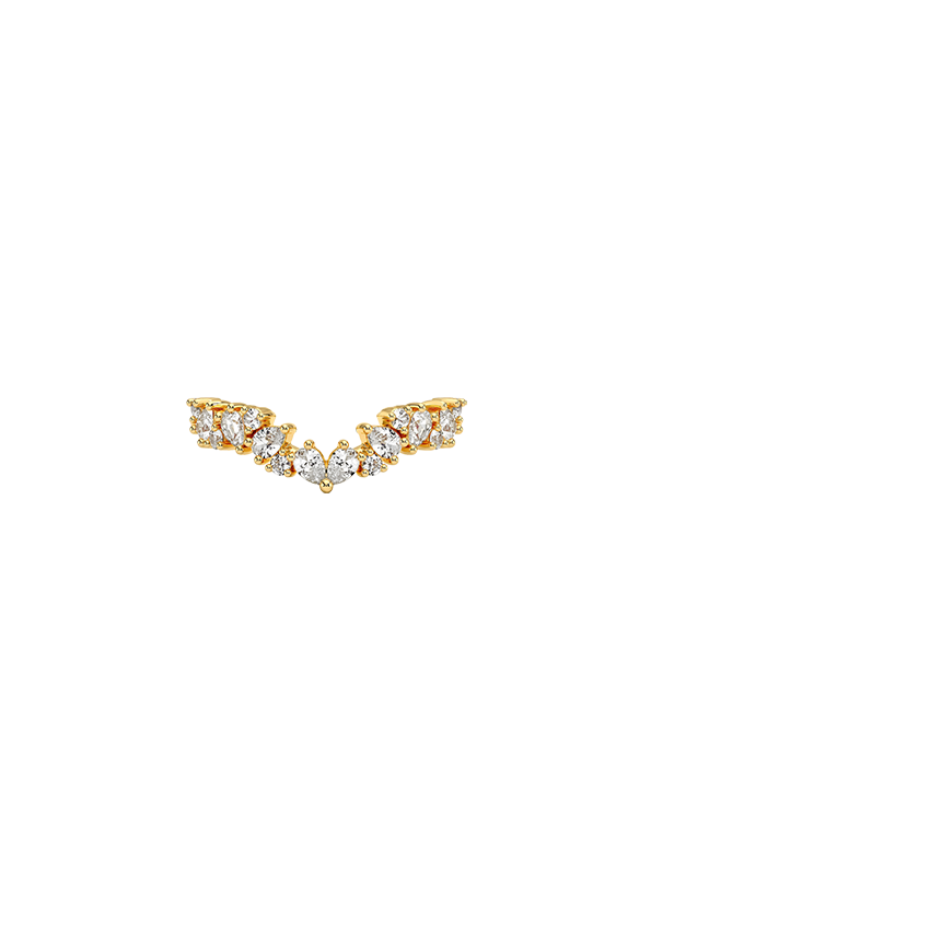 Olivetta Contoured Diamond Ring (1/2 ct. tw.)