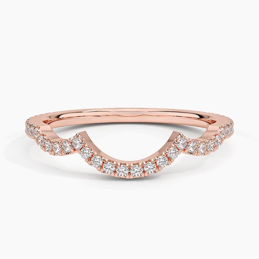 Petite Twisted Vine Curved Diamond Ring (1/5 ct. tw.)