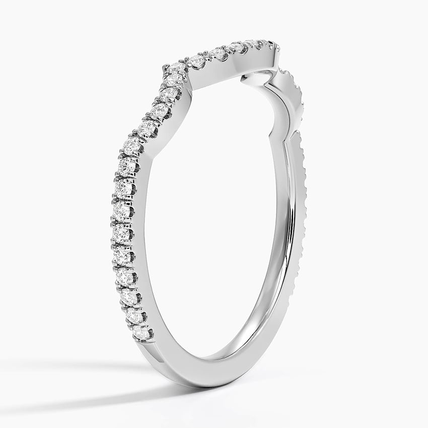 Petite Twisted Vine Curved Diamond Ring (1/5 ct. tw.)