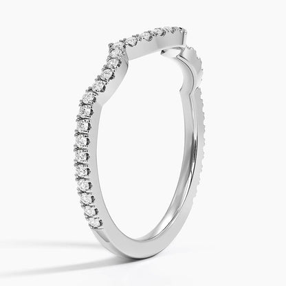 Petite Twisted Vine Curved Diamond Ring (1/5 ct. tw.)