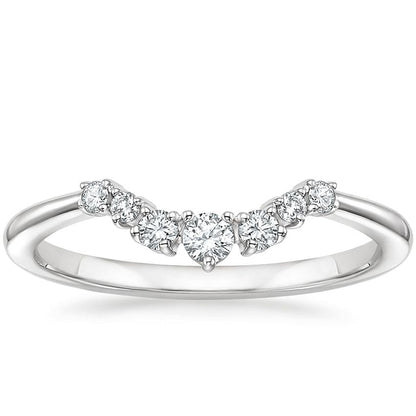 Aria Contoured Diamond Ring (1/6 ct. tw.)