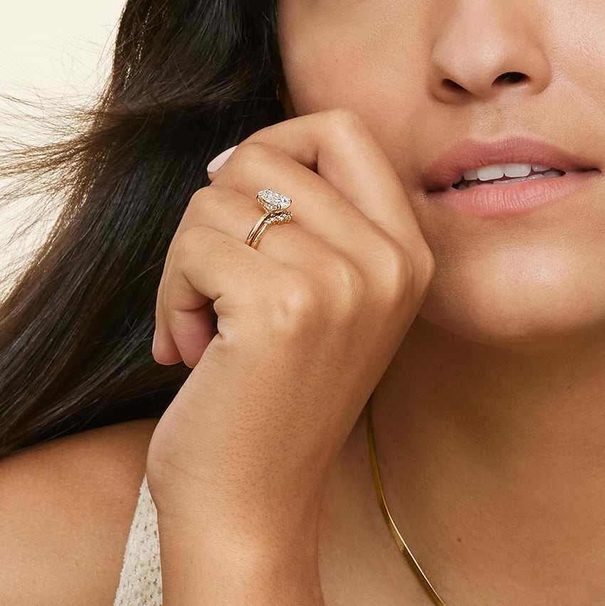 Aria Contoured Diamond Ring (1/6 ct. tw.)