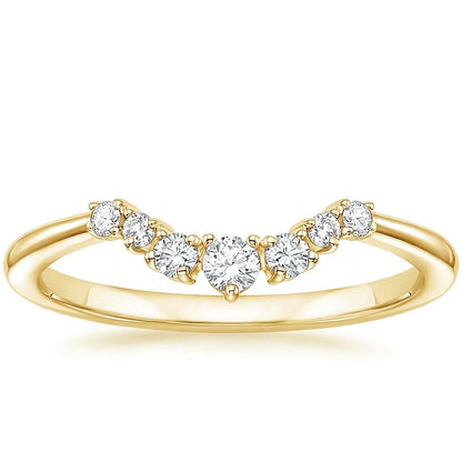 Aria Contoured Diamond Ring (1/6 ct. tw.)
