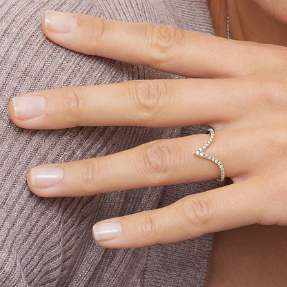 Nouveau Lab Diamond Ring