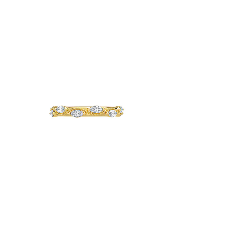 Camellia Milgrain Marquise Diamond Ring (3/4 ct. tw.)