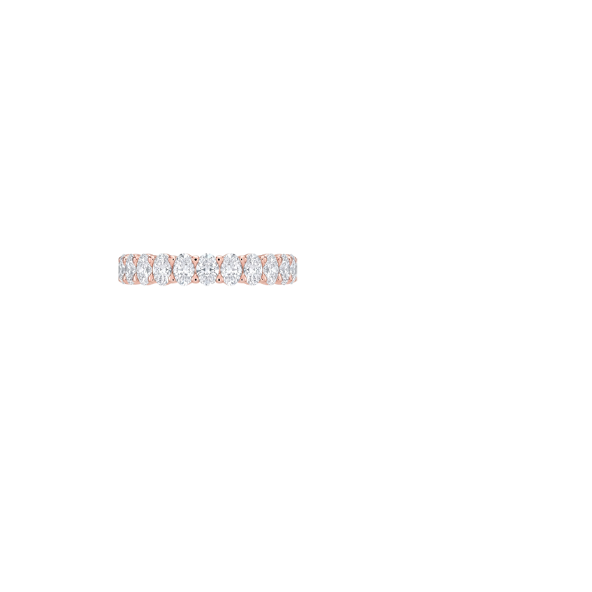 Low Profile Oval Eternity Diamond Ring (2 ct. tw.)