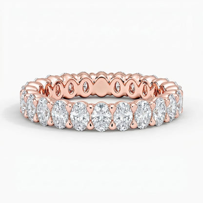 Low Profile Oval Eternity Diamond Ring (2 ct. tw.)