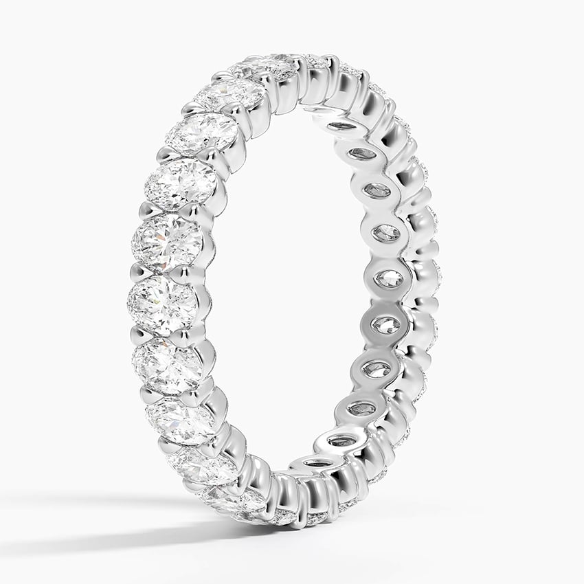 Low Profile Oval Eternity Diamond Ring (2 ct. tw.)